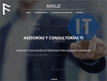 Tablet Screenshot of ansuz.cl
